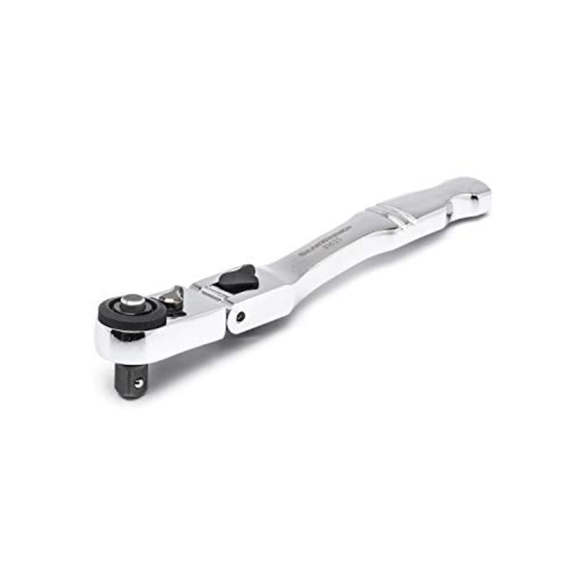 GEARWRENCH 1/4 Drive 72 Tooth Quick Release Locking Flex Slim Head Ratchet, 6 – 81025