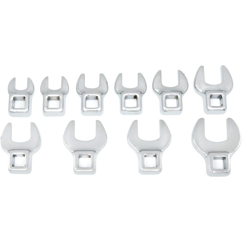 GEARWRENCH 10 Pc. 3/8 Drive Crowfoot Wrench Set, Metric – 81909