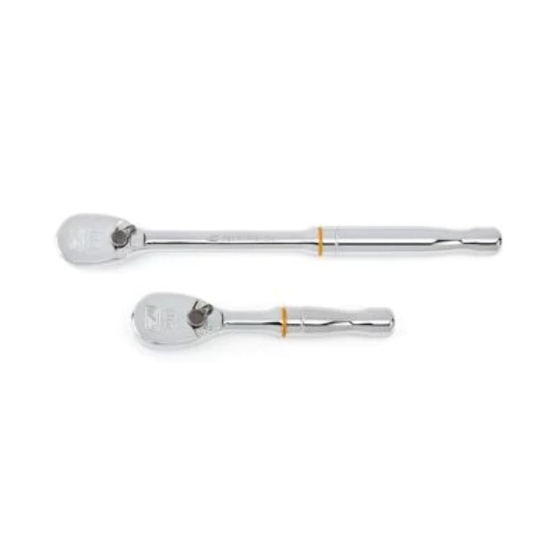 GEARWRENCH – 2 Pc. 3/8 Drive 90-Tooth Compact Head Teardrop Ratchet Set (81253T)