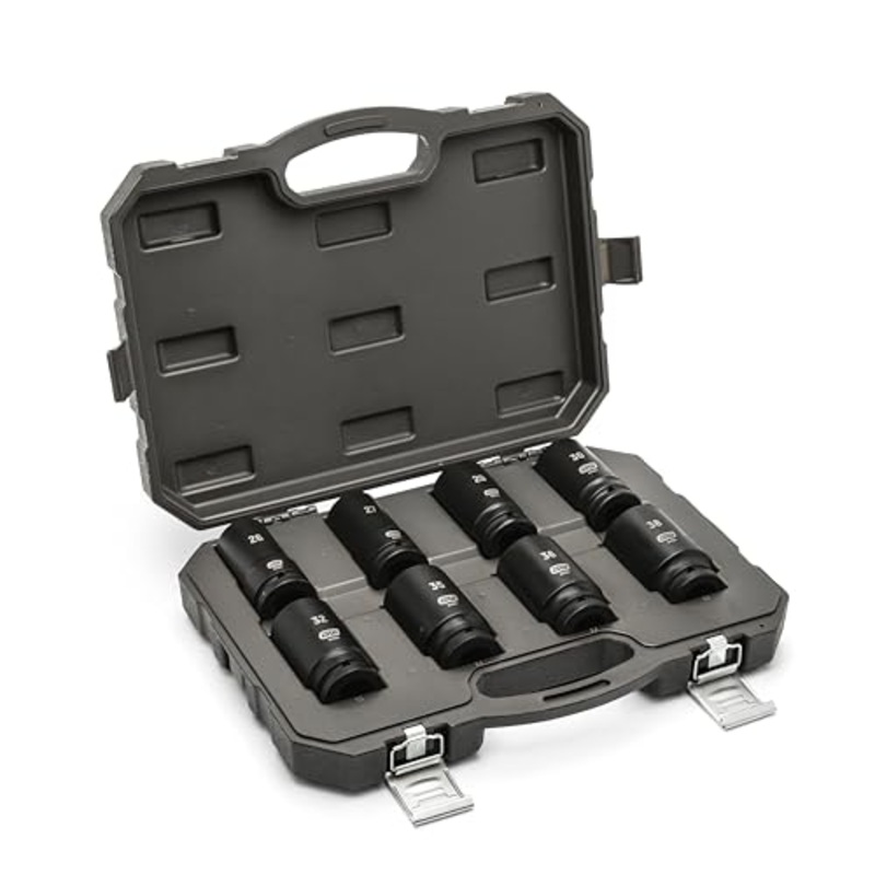 GEARWRENCH 28 Piece 3/4 Drive 6 Point Metric Deep Impact Socket Set