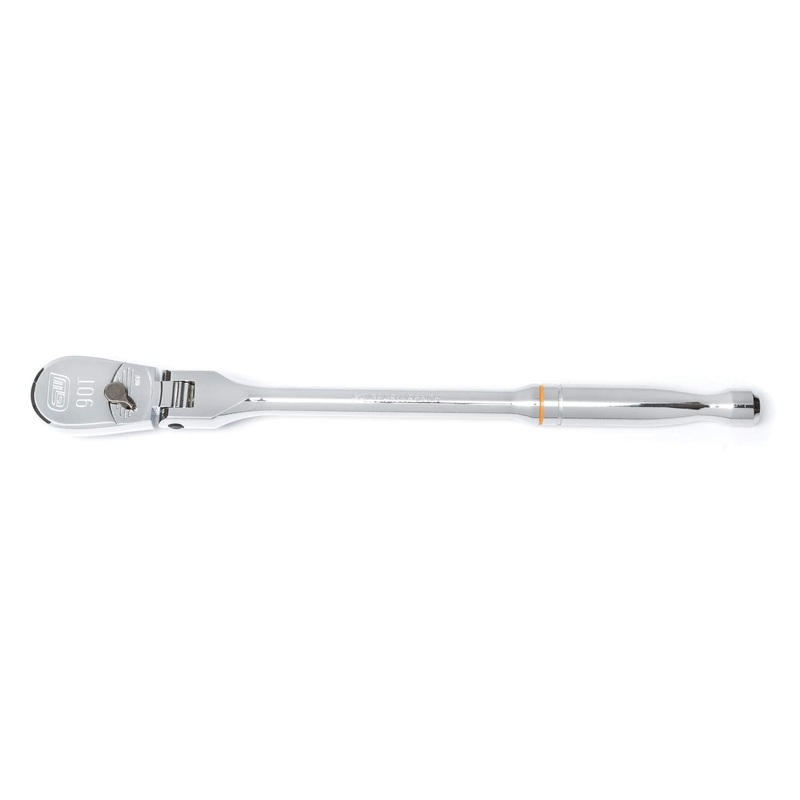 GEARWRENCH 3/8 Drive 90 Tooth Full Polish Flex Teardrop Ratchet – 81215T