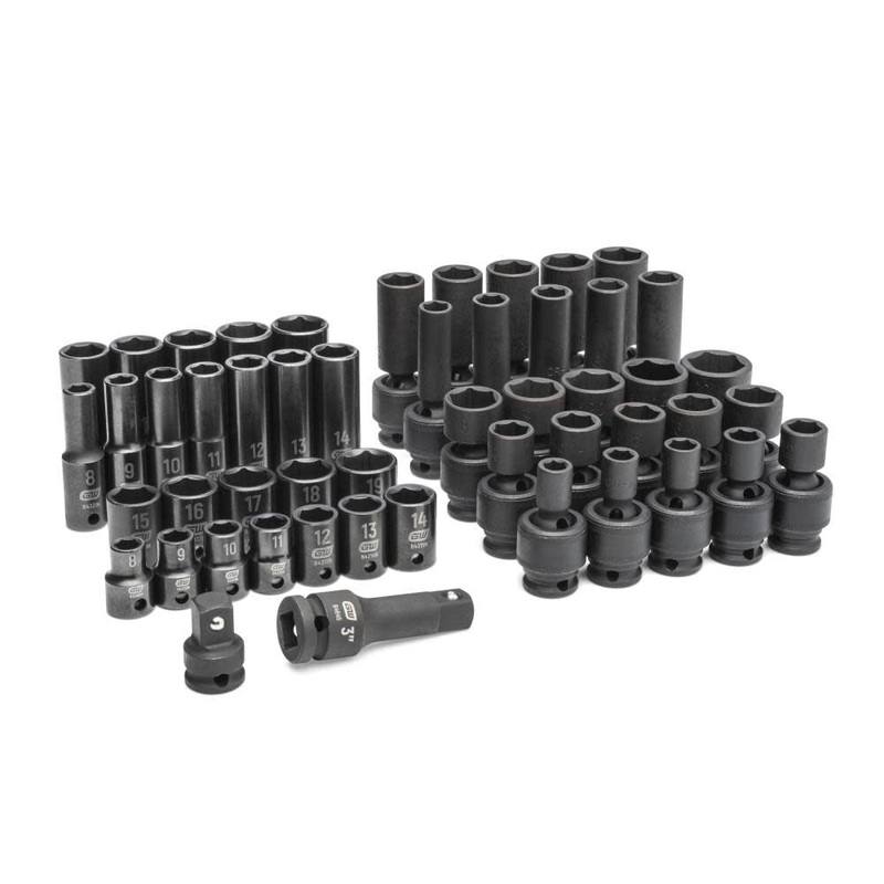 GEARWRENCH 51 Piece 3/8 Drive Metric Impact Master Set – 89092