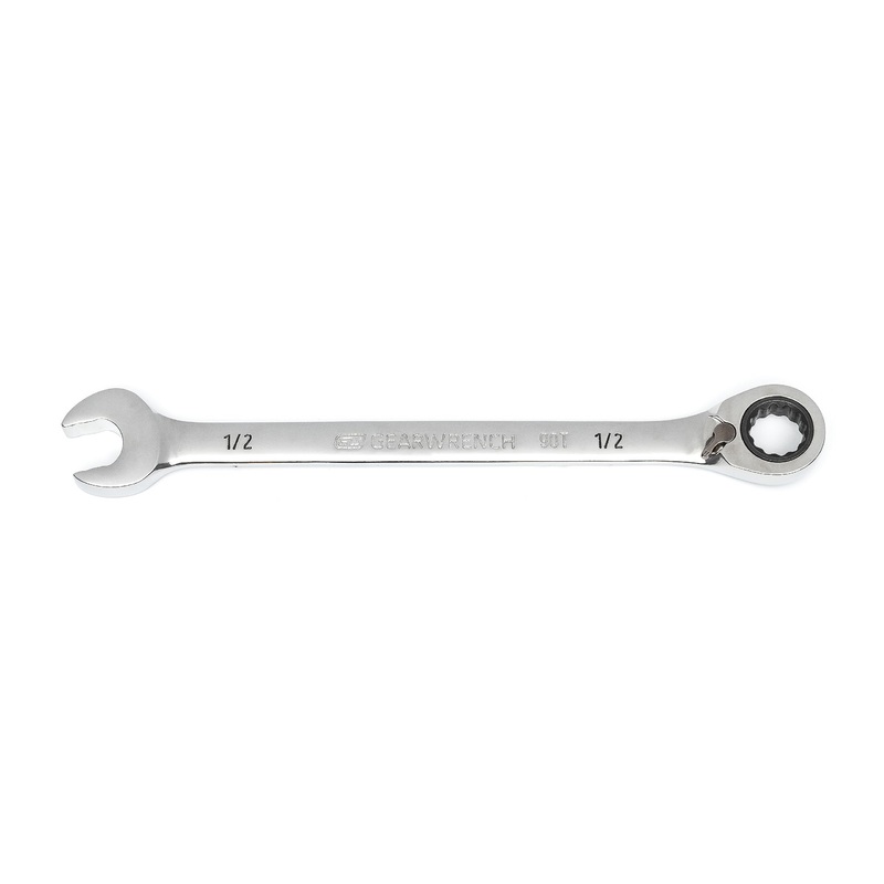 GEARWRENCH 90T 1/2 Reversible Ratcheting Combination Wrench