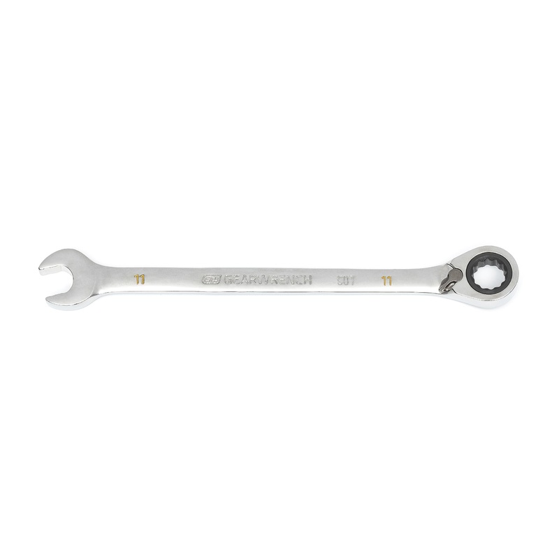 GEARWRENCH 90T 11mm Reversible Ratcheting Combination Wrench – 86611