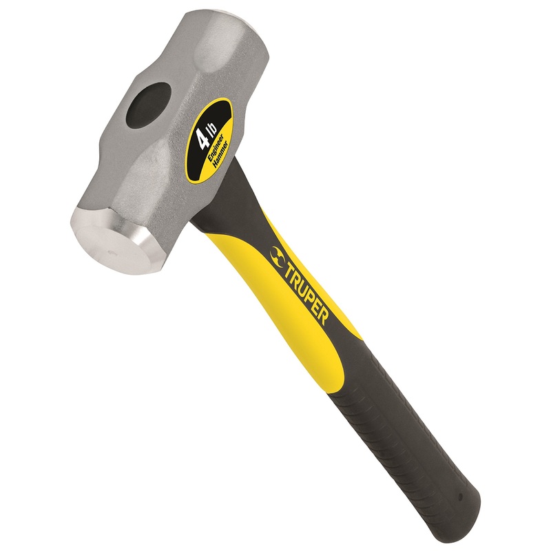 Truper (30927) 4 Pound Engineer Hammer with 15-Inch Fiberglass Handle