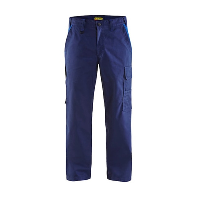 BLAKLADER Trousers | 1404 Industry Navy Blue Trousers in Durable Poly/Cotton Blend