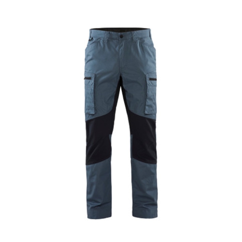 BLAKLADER Trousers | 1459 Service Stretch Numb Blue Trousers with Polyester