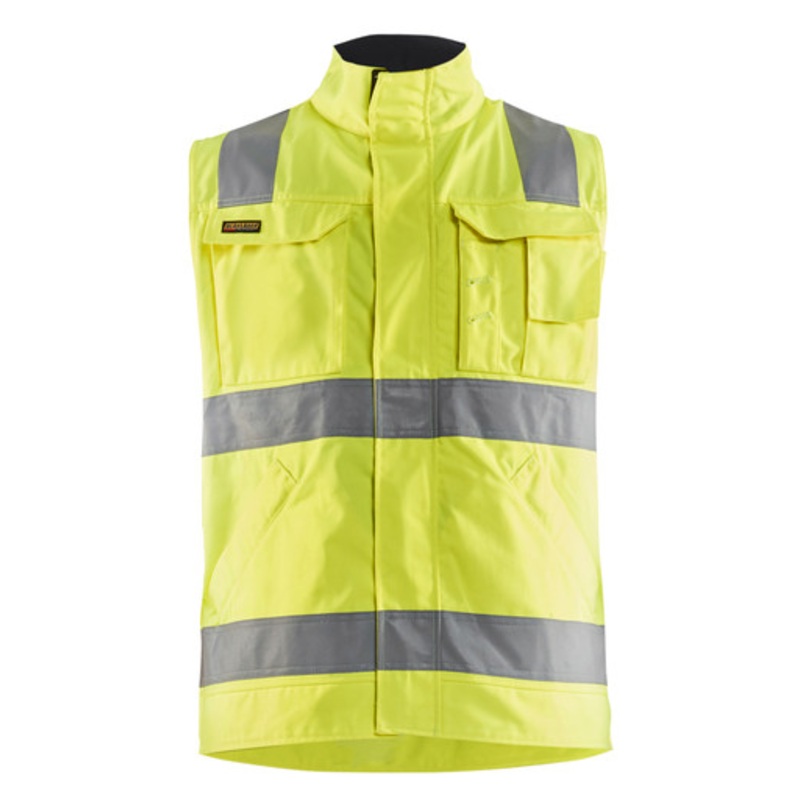 BLAKLADER Vest | 8505 High Vis Yellow Safety Vest with Reflective Tape