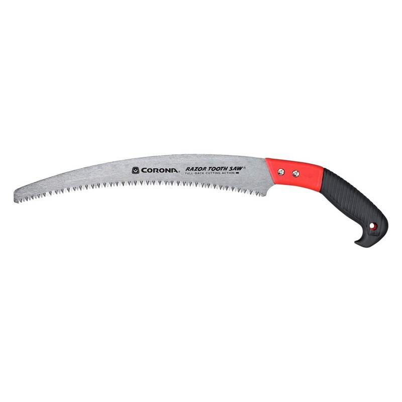 Corona Tools (RS7120) 13-Inch RazorTOOTH Pruning Saw, Tree Saw Designed for Single-Hand Use, Curved Blade Hand Saw, Cuts Branches up to 7 in Diameter