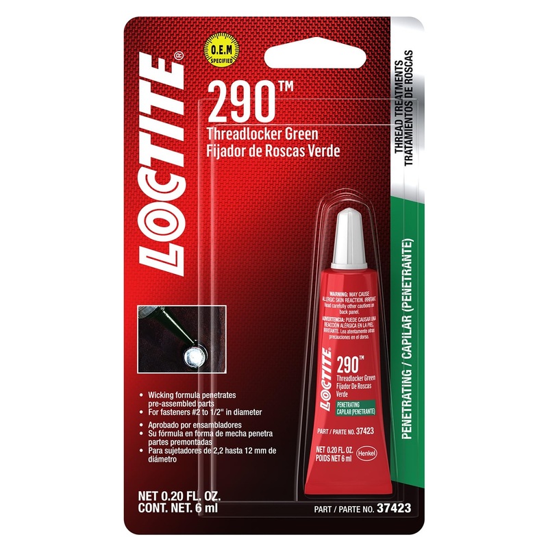Loctite (487234) 290 Green Penetrating Threadlocker Tube – 6 ml, 0.2 Ounces