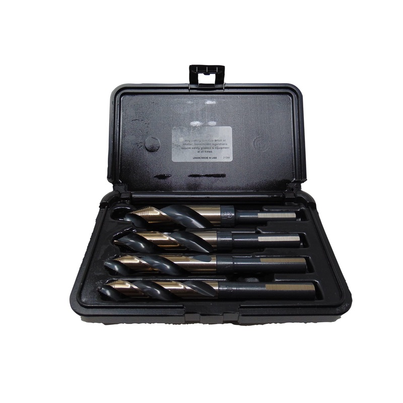 Norseman (26443) 4 Piece 9/16 in. to 1 in. Heavy Duty Black and Gold Vortex 1/2 in. Shank Set