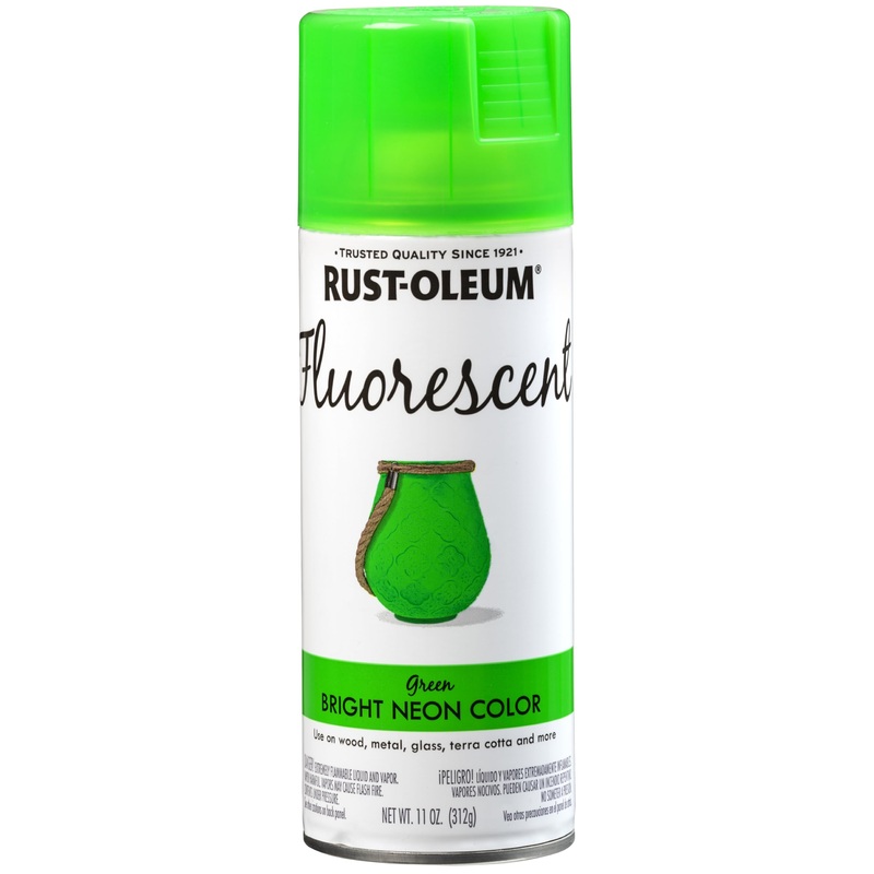 Rust-Oleum 342417 Specialty Fluorescent Spray Paint, 11 oz, Green (Pack of 1)