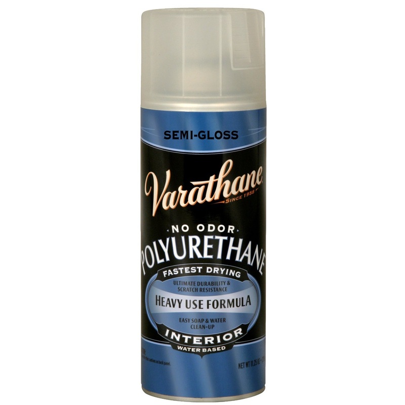 Rust-Oleum Varathane 200181 Water-Based Ultimate Polyurethane Spray, 11.25 oz, Semi-Gloss (Pack of 1)