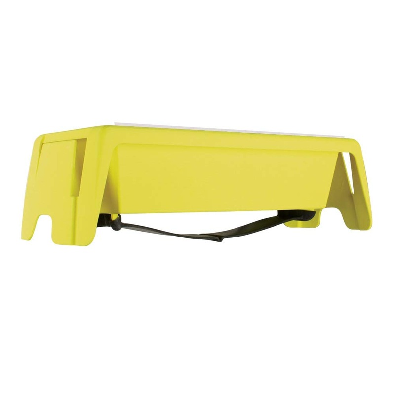 Warner Manufacturing (10827) 10 Grip & Go Lightweight Plastic Drywall Mud Pan, Yellow