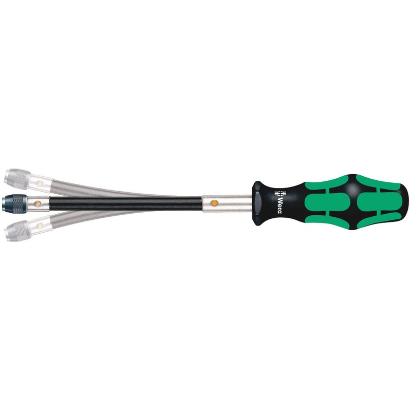 Wera Tools (5028160001) Kraftform 392 Hexagon Flexible Shaft Bitholding Screwdriver, 1/4 Head, 177mm Blade Length