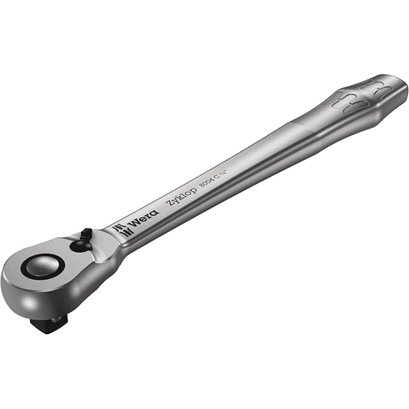 Wera Tools 8004 Zyklop Metal Ratchet with Switch Lever