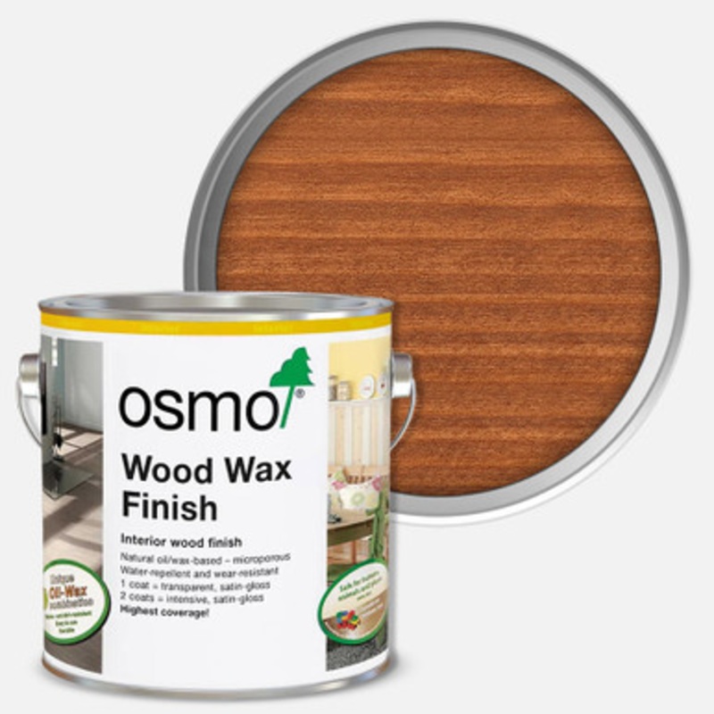 OSMO Interior | WOOD WAX FINISH 3138 Mahogany Interior Tinted