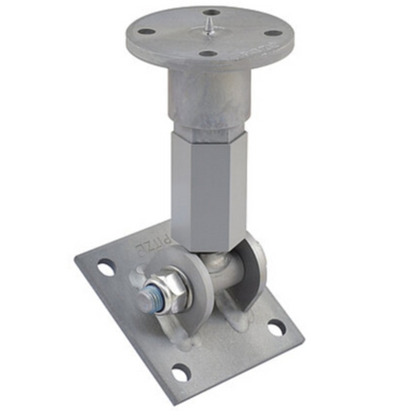 PITZL Post Base | PTP INCLINE Adjustable M24 Thread Post Base for 175-235mm