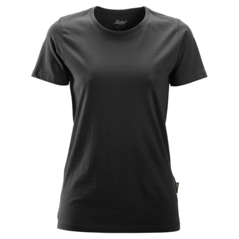 SNICKERS T-Shirt | 2516 Black AllroundWork Womens T-Shirt with Round Neck and in Cotton