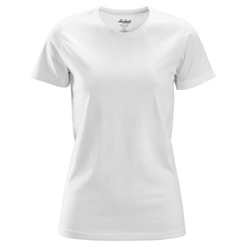 SNICKERS T-Shirt | 2516 White AllroundWork Womens T-Shirt with Round Neck and in Cotton
