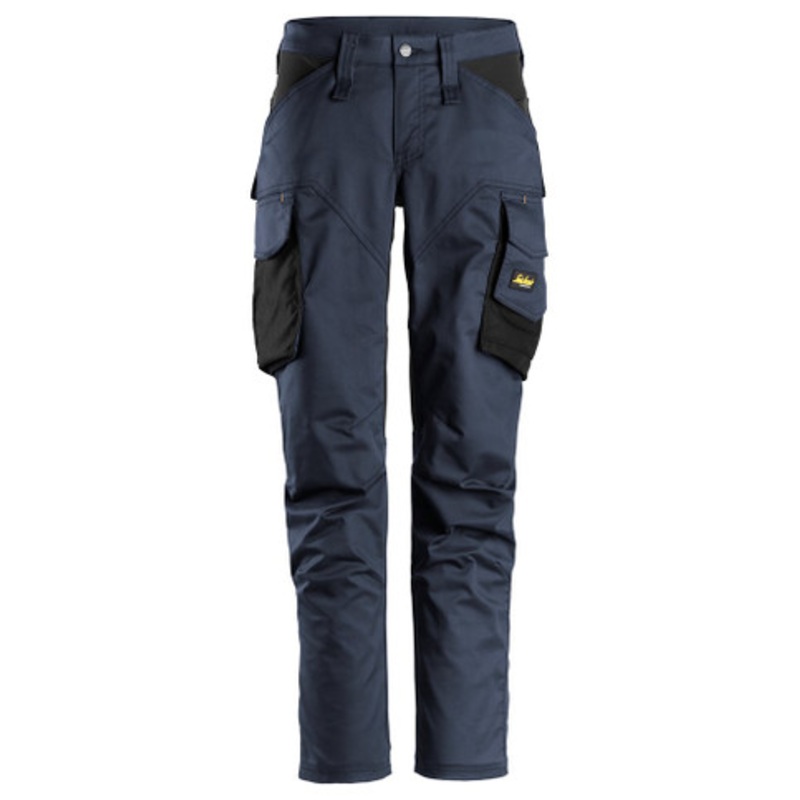 SNICKERS Trousers | 6703 Navy Blue AllroundWork Trousers with Womens Fit and in 2-Way Stretch