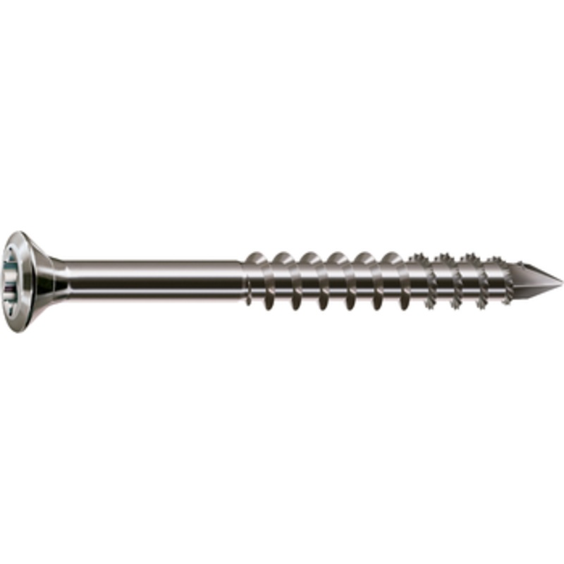 SPAX Screws | 4mm Raised Countersunk Head Screws T15 with Partial Thread in A2 304 Stainless Steel