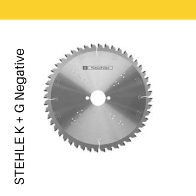 STEHLE Circular Saw Blade | K+G NEGATIVE 210mm/30mm Bore Circular Saw Blade, for Solid Timber