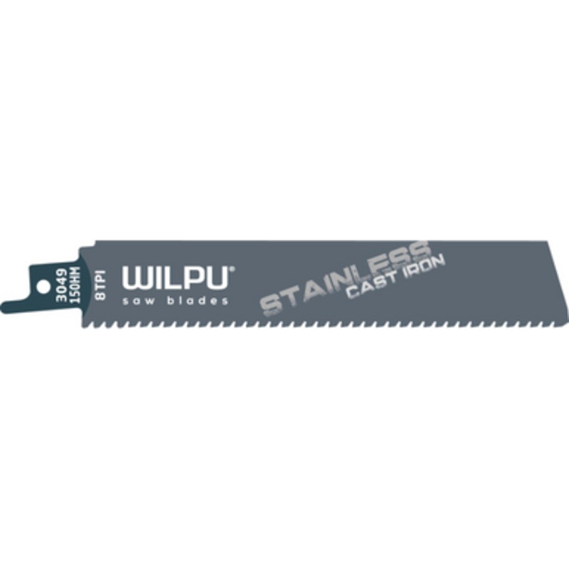 WILPU Reciprocating Saw Blade | 3049HM Ultimate Carbite Reciprocating Saw Blade for Cast Iron