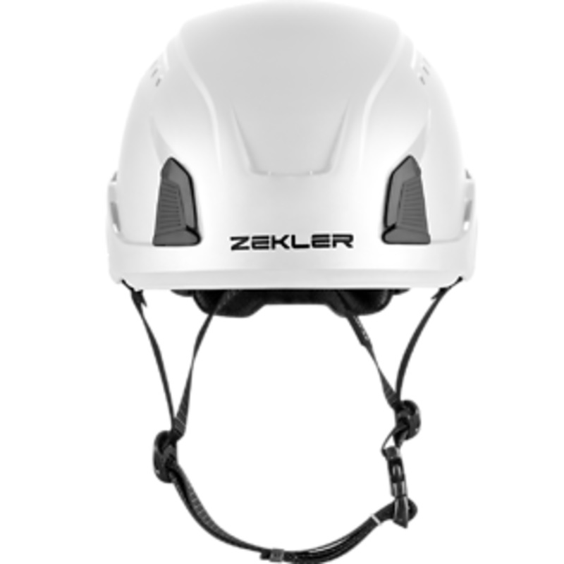 ZEKLER Head Protection | ZONE Helmet White Head Protection with Chinstrap