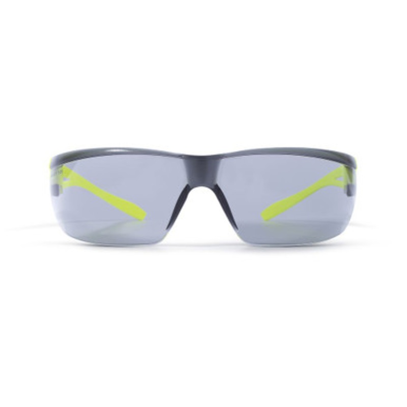 ZEKLER Safety Glasses | 36 Grey Lens Safety Glasses Hi-Vis Yellow Design with scratch resistant & anti fog