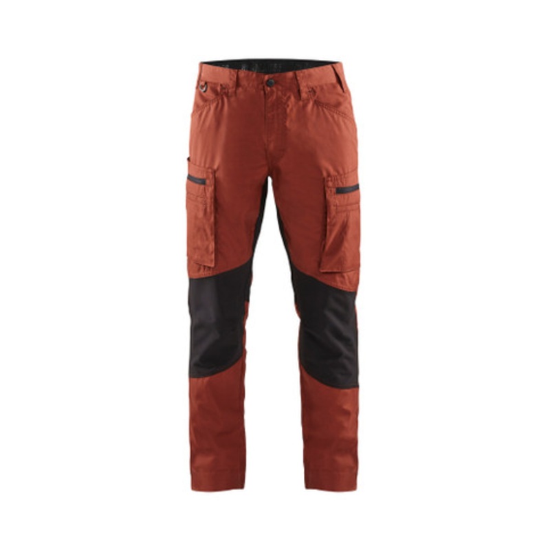 BLAKLADER Trousers | 1459 Service Stretch Burned Red Trousers with Polyester