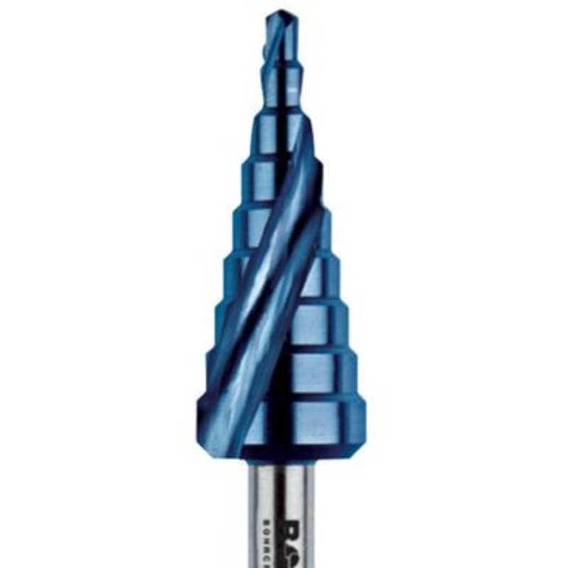 BOHRCRAFT Drill Bits | 1766 BLUE+ Co5 Cobalt Step Drill Bits in Steel