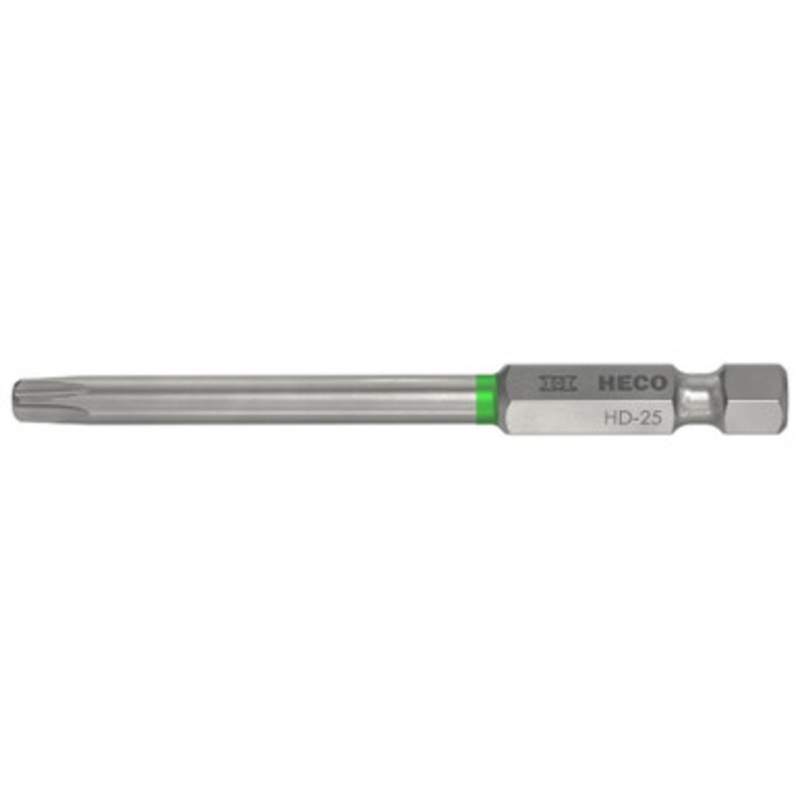 HECO Drive Bits | HD25 /T25 Drive Bits in 75mm Length for  Shank in Pack of 3