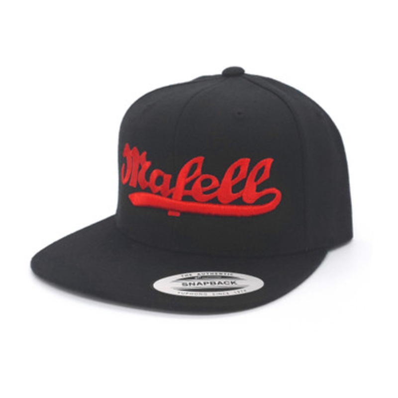 MAFELL Cap | RETRO Black Flexfit Cap with Logo and Snapback
