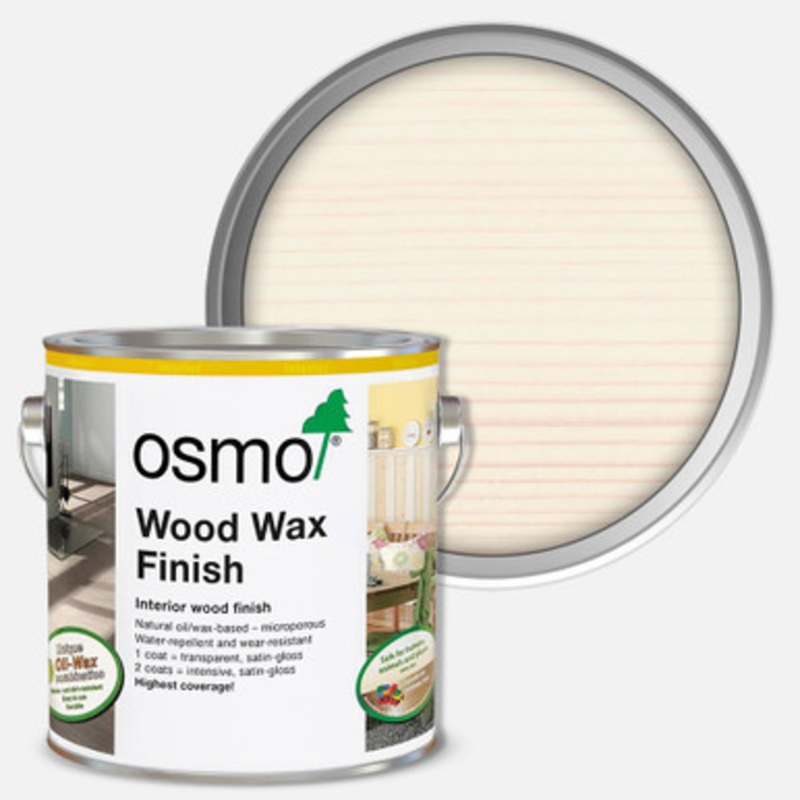 OSMO Interior | WOOD WAX FINISH 3111 White Interior Tinted