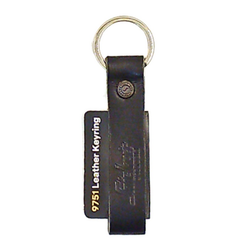 SNICKERS Accessory | 9751 Black Eco Friendly Leather Logo Keyring