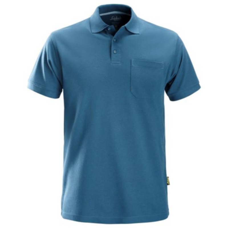 SNICKERS Polo Shirt | 2708 Ocean Blue Classic Polo Shirt in Durable Poly/Cotton Blend