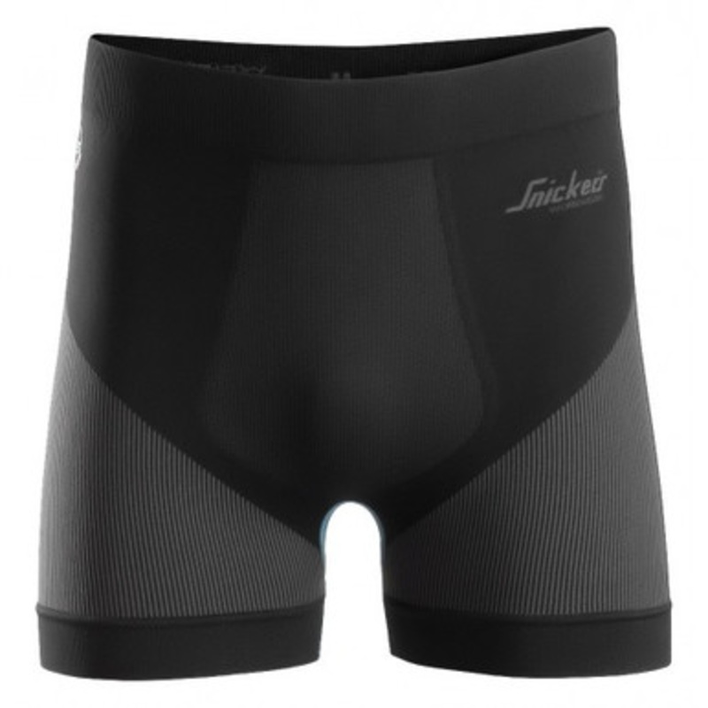 SNICKERS Underwear |  9429 Mens Black Litework 37.5 Seamless Stretch Shorts