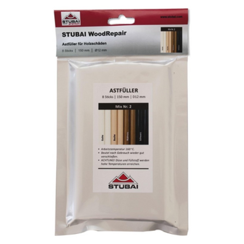STUBAI WoodRepair | Thermelt Assortment WoodRepair for Knot Repairs