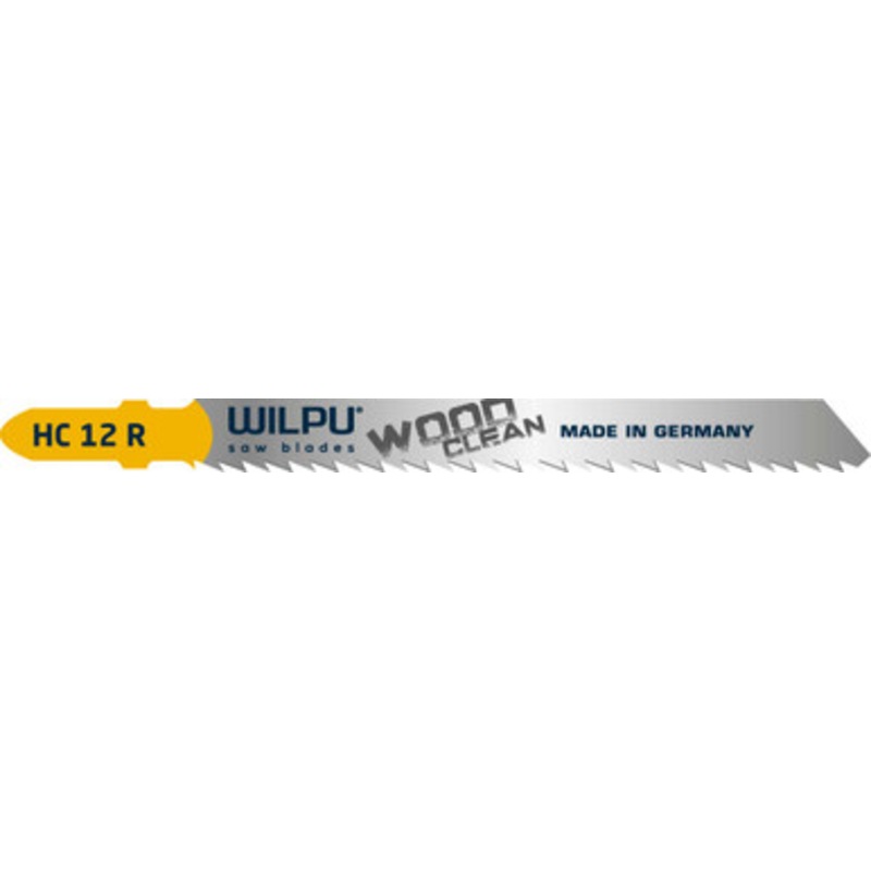WILPU Jigsaw Blade | HC 12 R 75mm Reverse Cut Jigsaw Blade for Solid Timber