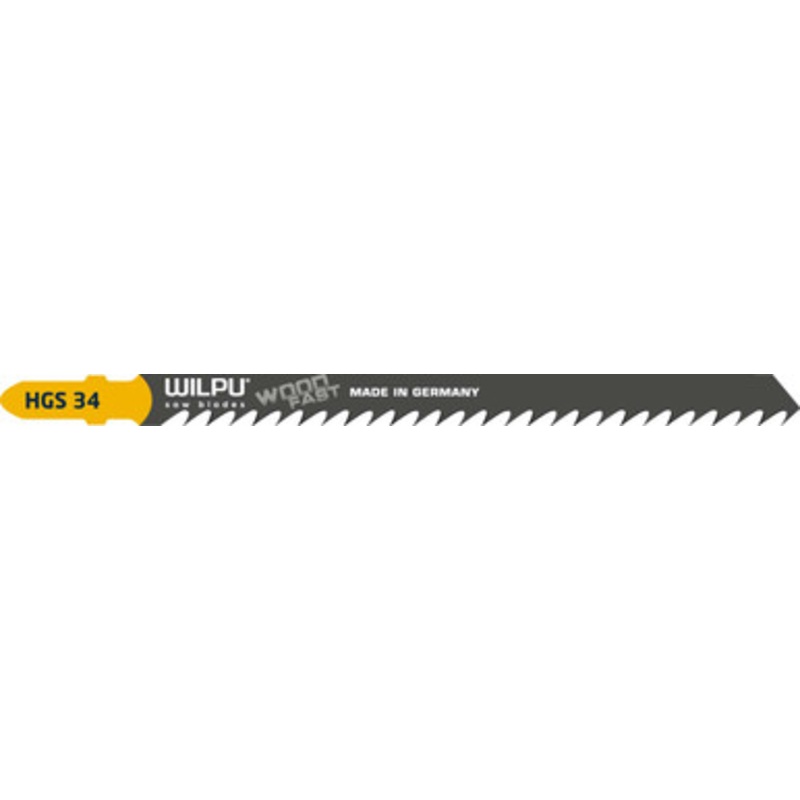 WILPU Jigsaw Blade | HGS 34 105mm Fast Cut Jigsaw Blade for Solid Timber