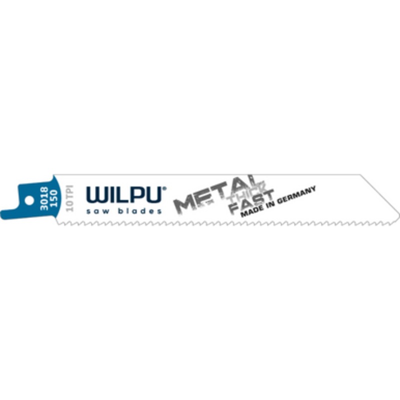 WILPU Reciprocating Saw Blade | 3018 Quick Cut Reciprocating Saw Blade for Steel