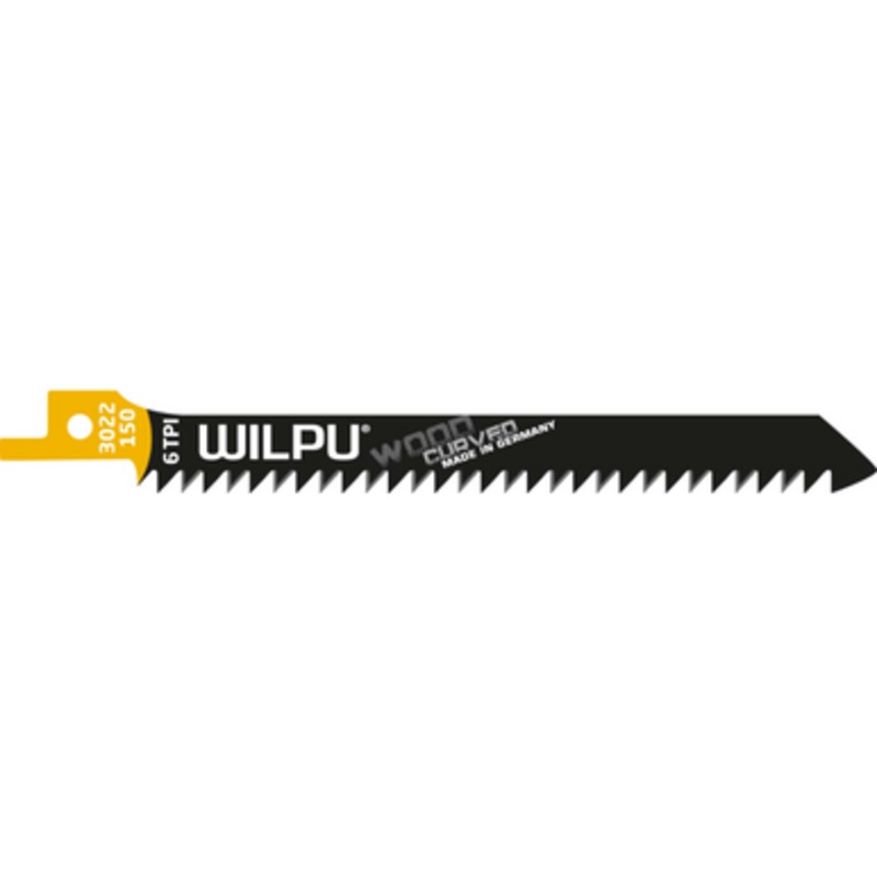 WILPU Reciprocating Saw Blade | 3022 Precision Reciprocating Saw Blade for Solid Timber