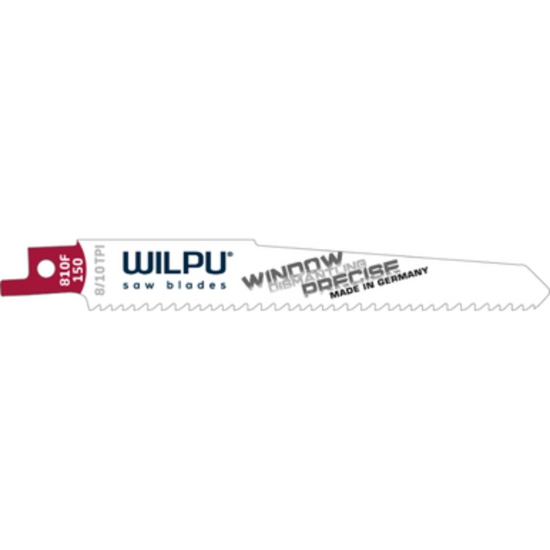 WILPU Reciprocating Saw Blade | 810F Precise Reciprocating Saw Blade for Construction