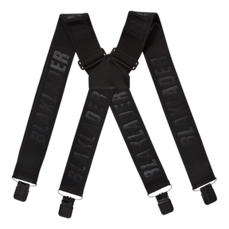 BLAKLADER Braces | 4009 Black Craftsmen Braces with strong straps in Polyester