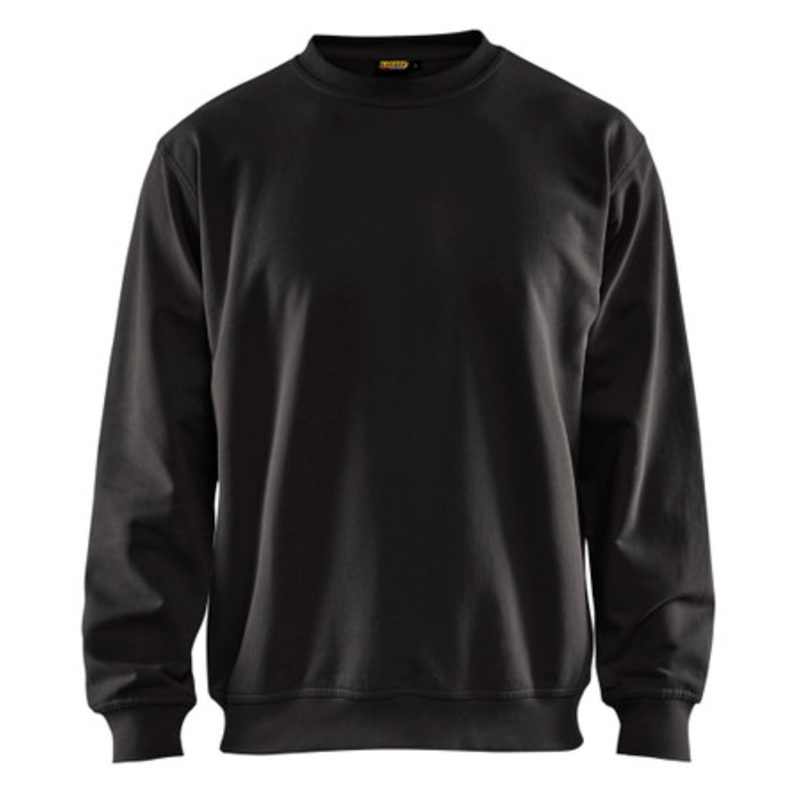 BLAKLADER Sweater | 3340 Black Jersey Sweater in Cotton