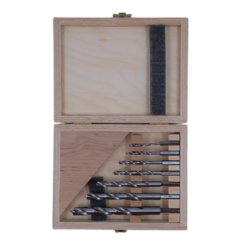 FAMAG Drill Bits | 1597 Brad Point Drill Bits Set  3, 4 ,5, 6, 8, 10, 12 mm with  Shank