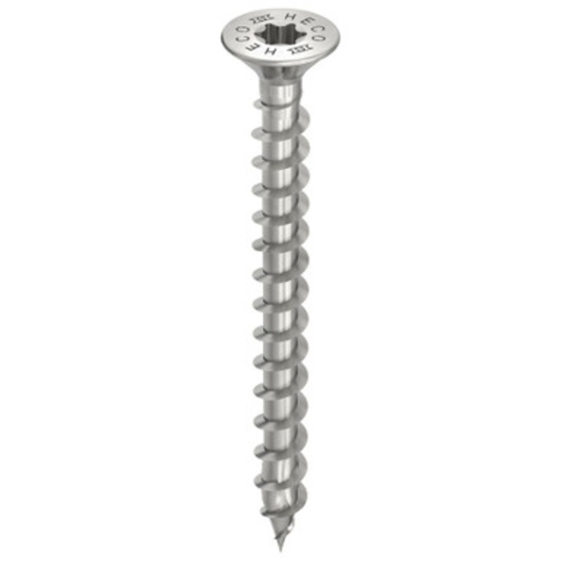 HECO Screws | 3mm Countersunk Head Screws T10 with Full Thread in A2 304 Stainless Steel