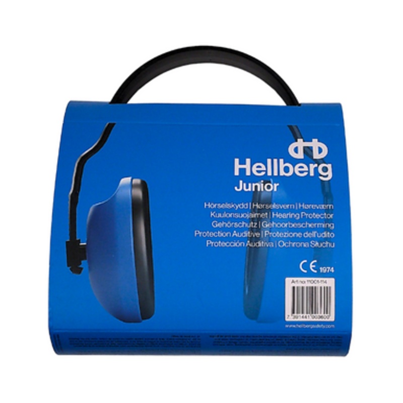 HELLBERG Hearing Protection | JUNIOR Blue Hearing Protection for Class 2 Passive Earmuffs