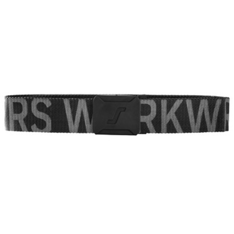 SNICKERS Accessory | 9004 Black Belt with Scratch Free Buckle with Logo in Webbing